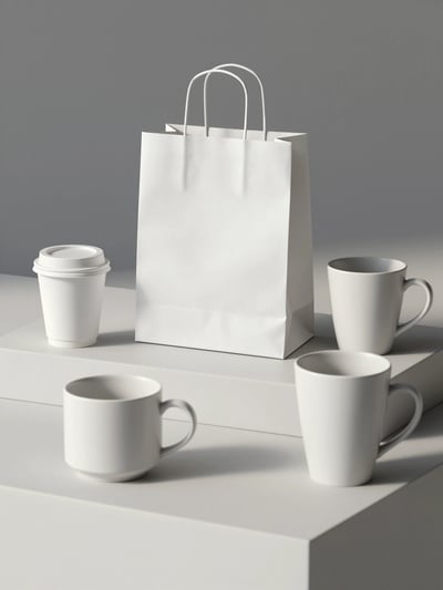 Coffee Shop Branding Set Mockup