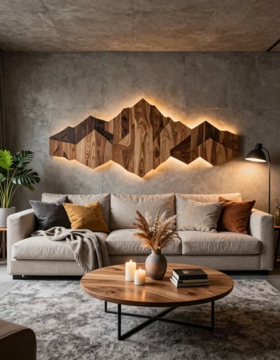 Cozy Mountain-Inspired Living Room