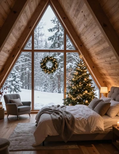 Cozy Winter Wonderland Bedroom Retreat