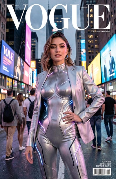 Cyberpunk Chic: Neon City Odyssey