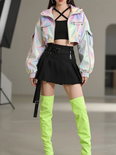 Cyberpunk Fashion Mockup