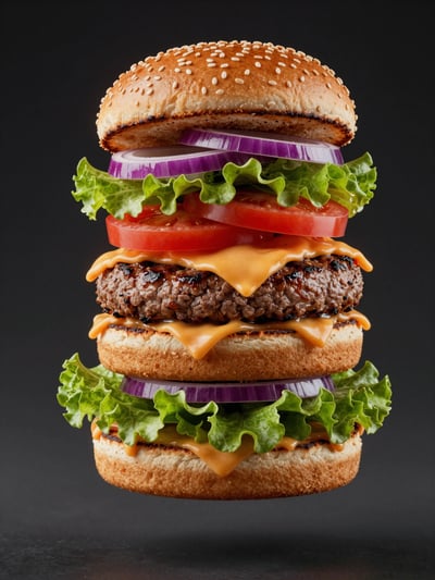 Deconstructed Gourmet Burger