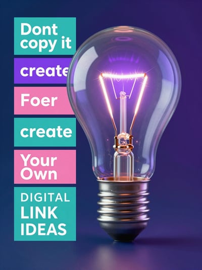 Digital Link Ideas Lightbulb Inspiration