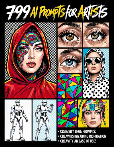 Dynamic Pop Art Collage Banner Featuring Diverse Artistic Elements for Creative Inspiration