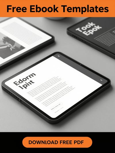 Free Ebook Templates Design Concept