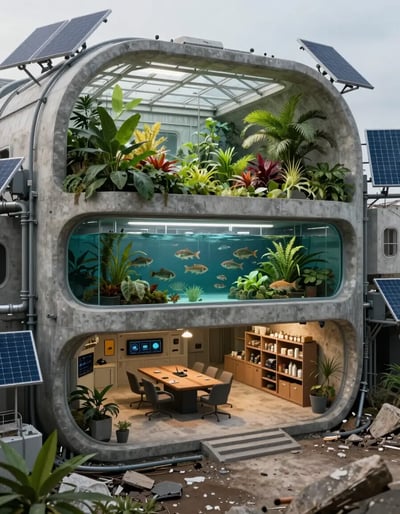 Futuristic Underground Bunker