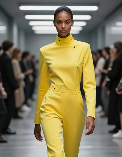 Futuristic Yellow Jumpsuit