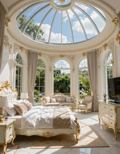 Luxurious Dome-Shaped Bedroom Oasis