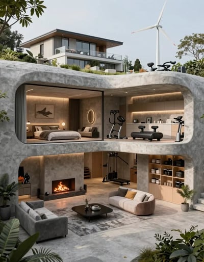 Luxurious Underground Bunker