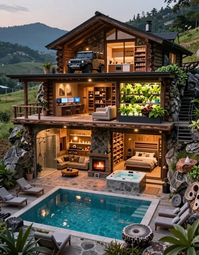 Luxurious Underground Bunker Retreat