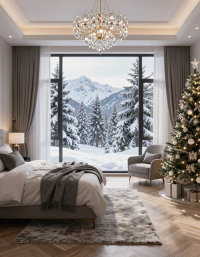 Luxurious Winter Bedroom Retreat
