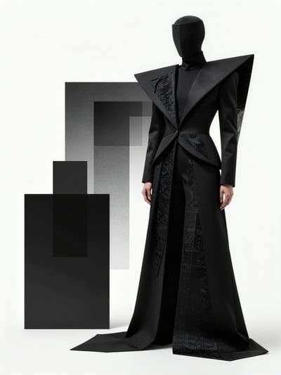 Luxury Avant-Garde Fashion Mockup