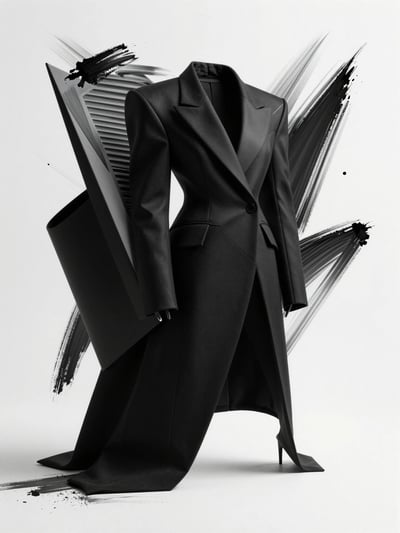 Luxury Avant-Garde Fashion Product Mockup