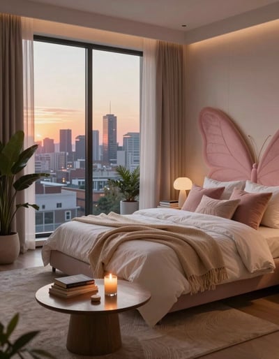 Luxury Butterfly Bedroom