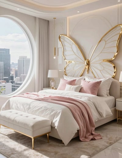 Luxury Butterfly Bedroom