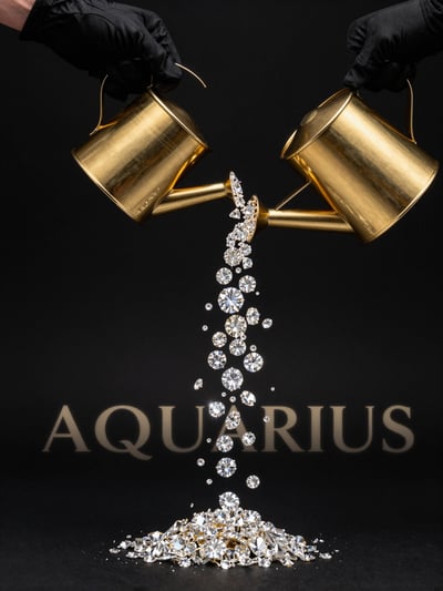 Luxury Diamond Watering Can