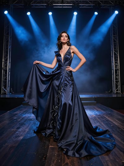 Luxury Fashion Stage Editorial