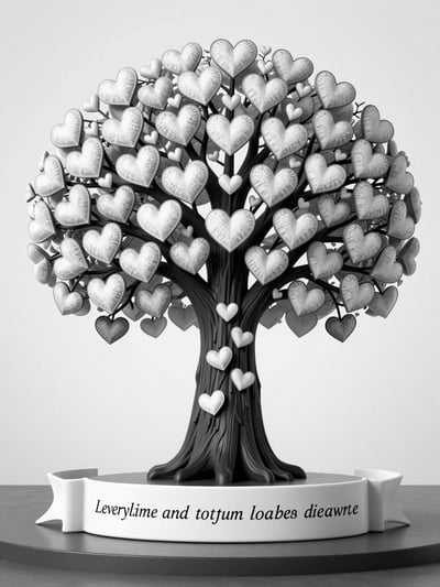 Luxury Heart Tree Fashion Collection