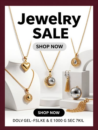 Luxury Jewelry Sale Advertisement
