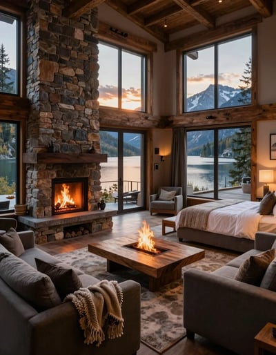 Luxury Mountain Lodge Retreat