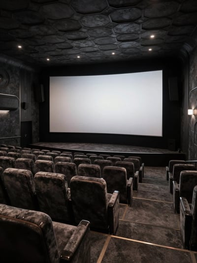 Luxury Theater Interior Mockup