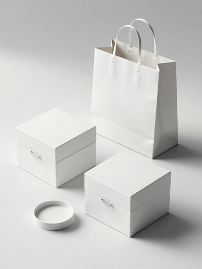 Luxury White Packaging Collection