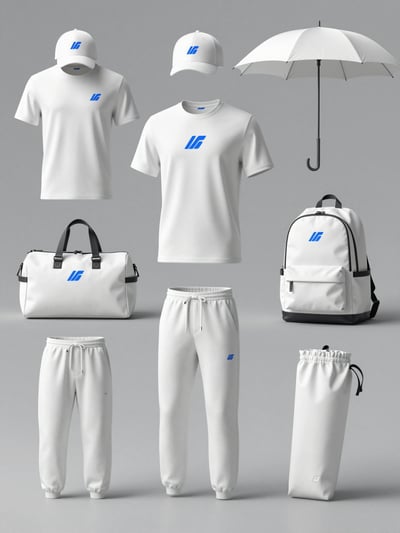 Modern Athletic Wear Logo Placement Collection