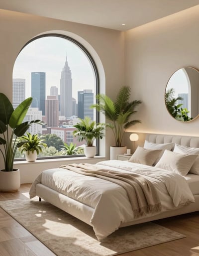 Modern City Oasis Bedroom