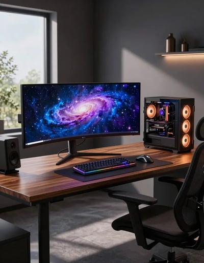 Modern Galaxy Home Office