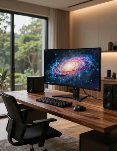 Modern Galaxy Home Office