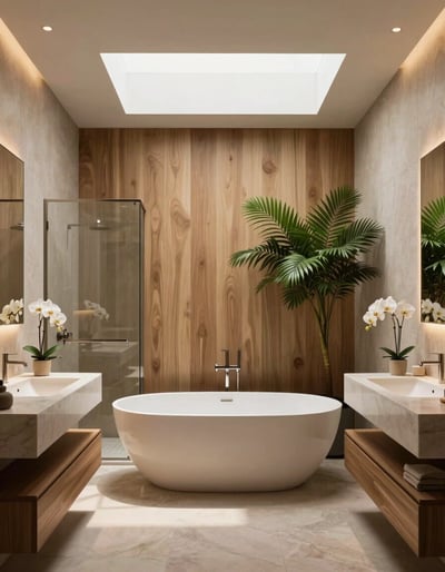 Modern Minimalist Bathroom Oasis