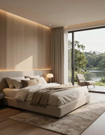 Modern Minimalist Bedroom Oasis