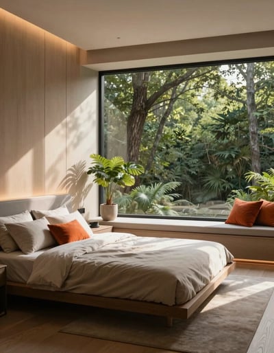 Modern Minimalist Bedroom Oasis