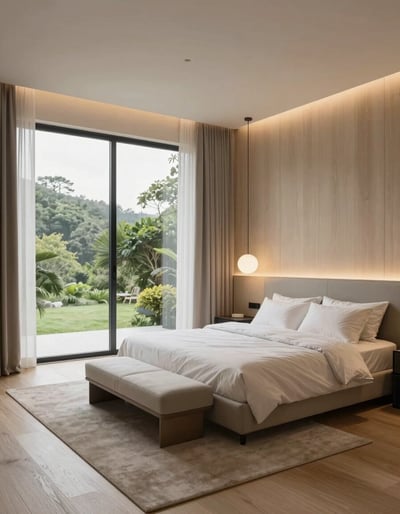 Modern Minimalist Bedroom Oasis