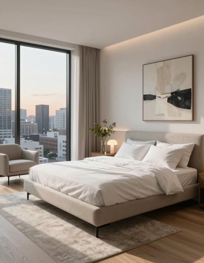 Modern Minimalist Bedroom Oasis