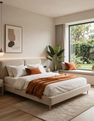 Modern Minimalist Bedroom Oasis