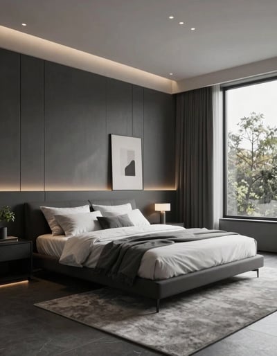 Modern Minimalist Bedroom Oasis
