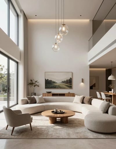 Modern Minimalist Living Room