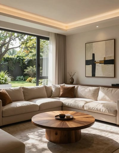 Modern Oasis Living Room