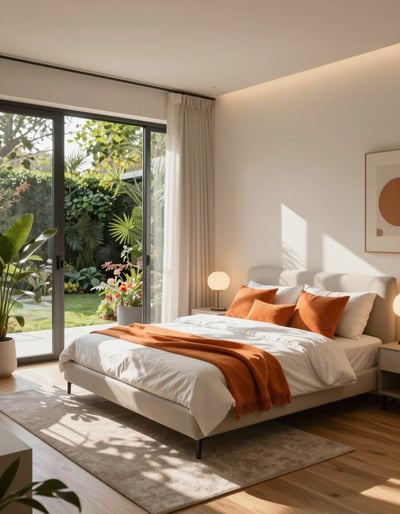 Modern Serene Bedroom Oasis