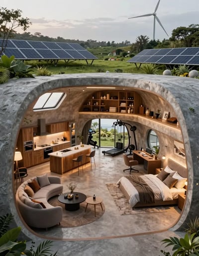 Modern Underground Bunker
