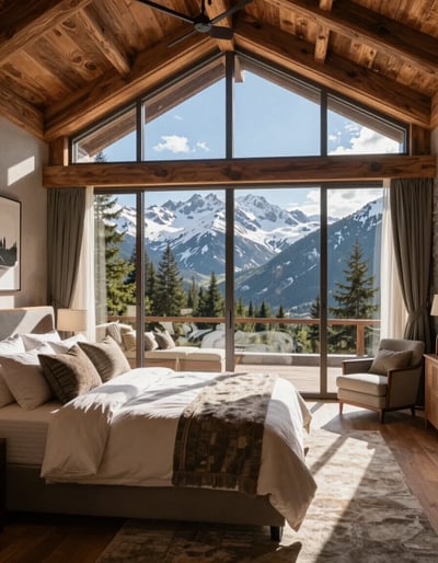 Mountain Retreat Luxury Bedroom