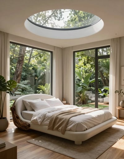 Nature-Inspired Bedroom Oasis