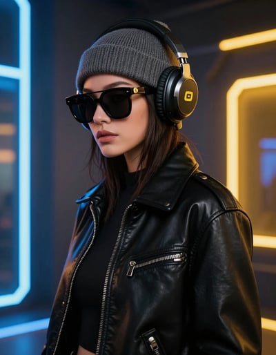 Neon Dreams: Futuristic Streetwear Chic