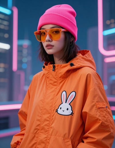 Neon Dreams Urban Chic