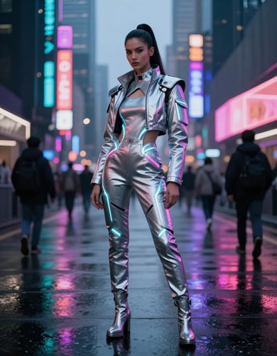 Neon Dreamscape Fashion