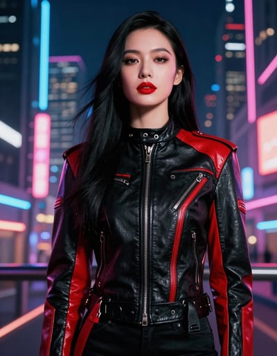 Neon Noir Chic