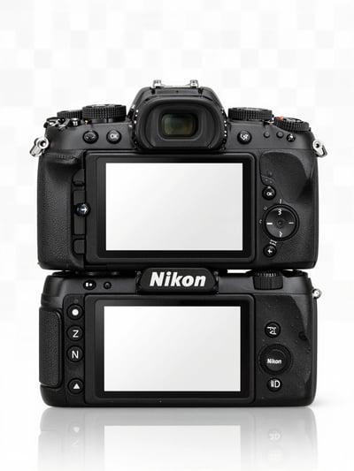 Nikon Camera Product Mockup