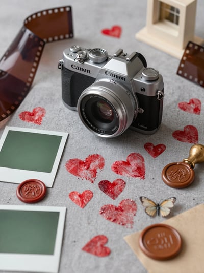 Nostalgic Canon Camera Mockup