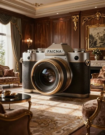 Ornate Camera Living Room